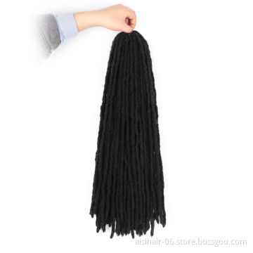 Aisi Hair Dreadlocks Crochet Braids Soft Goddess Faux Locs Crochet Hair Synthetic Braiding Hair Extension For Black Women